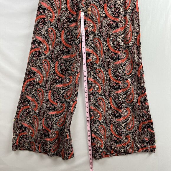 Miss Me Boho Paisley Wide Leg Pants Womens Stretch Size Small - Picture 7 of 12